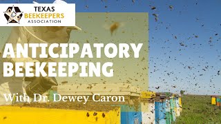 Anticipatory Beekeeping with Dr Dewey Caron at the Texas Beekeepers Association Conference [upl. by Mehalick]