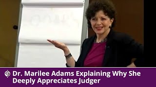 Dr Marilee Adams Explaining Why She Deeply Appreciates Judger [upl. by Gentilis873]