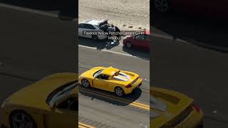 Fayence Yellow Porsche Carrera GT In Malibu [upl. by Roose359]