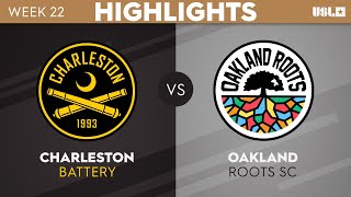 842023  Charleston Battery vs Oakland Roots SC  Game Highlights [upl. by Rosemaria92]