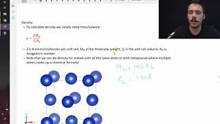 How to calculate theoretical density for crystal structures [upl. by Ijneb566]