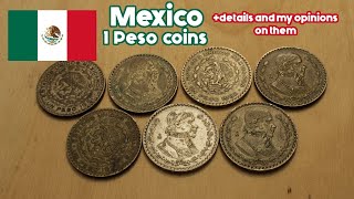 My Opinion on the 10 Silver 1 Peso Coins from Mexico 19571967 [upl. by Artemla]