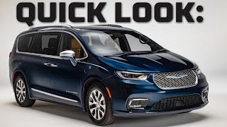 Quick Look at a Minivan  2021 NEW Chrysler Pacifica Walkthrough  MotorTrend [upl. by Findlay]