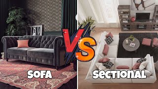 Sofa vs Sectional [upl. by Ayotahc]