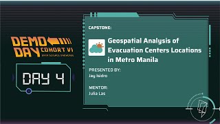 Geospatial Analysis of Evacuation Center Locations In Metro Manila [upl. by Lukey191]