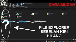 Mengatasi File Explorer Sebelah Kiri Hilang di Windows 10 [upl. by Nyrad592]