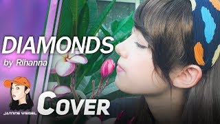 Diamonds  Rihanna cover by 12 yo Jannine Weigel พลอยชมพู [upl. by Irehs]