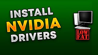 🛠️ How to Install NVIDIA Drivers in 7 Min  Trimmed Fat Windows [upl. by Nrek]