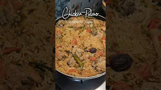 Delicious Chicken Pulao Recipe  Easy and Authentic shorts [upl. by Idna]