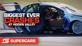 Biggest ever CRASHES at Hidden Valley  Merlin Darwin Triple Crown  Supercars 2022 [upl. by Fabi29]