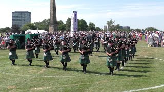 KILCHOMAN DISTILLERY ISLE OF ISLAY PIPE BAND GRADE 2 AT THE WORLD PIPE BAND CHAMPIONSHIPS 2022 [upl. by Ahsas]