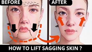 TOP FACIAL EXERCISE FOR SAGGING SKIN SAGGING JOWLS SAGGING CHEEKS [upl. by Copp607]