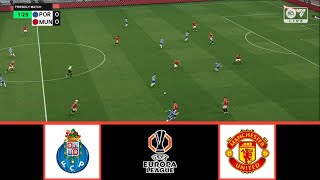 FC PORTO VS MANCHESTER UNITED  UEFA EUROPA LEAGUE 20242025  FOOTBALL LIFE 2024 [upl. by Quintina861]