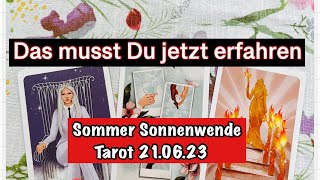 Tarot 🧧zur Sonnenwende 210623wer betrügt dich wer liebt dich tarot [upl. by Suelo]