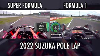 F1 vs Super Formula  2022 Suzuka Detailed Comparison [upl. by Deidre]