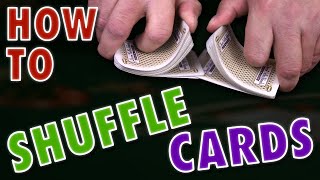 How to Shuffle Cards Riffle Wash amp Overhand Methods Plus General Etiquette [upl. by Annelise618]