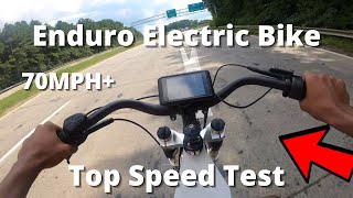 Ebike goes 70 mph on The Highway [upl. by Hnad]