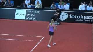 Champ Point Maria Sharapova vs Victoria Azarenka  Porsche Tennis Grand Prix 2012 [upl. by Levenson]