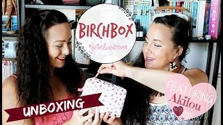 Unboxing La Birchbox des mois de juilletaoût 2018 feat Akila [upl. by Angele]