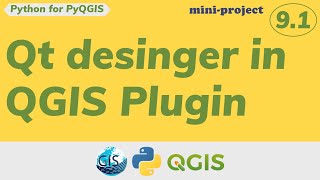 Part 91 How to use Qt Designer in QGIS Plugin development in miniproject called Layout Generator [upl. by Hudson]