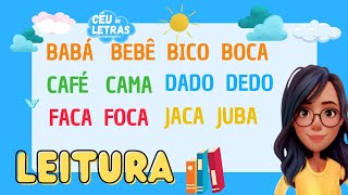 APRENDA LER E ESCREVER Aula de leitura [upl. by Cindelyn158]