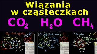 Wiązania kowalencyjne spolaryzowane w H2O CO2 CH4 poziom podstawowy 85 [upl. by Darraj12]