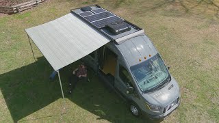 Installing a Fiamma F45S Awning on a Van or RV with Unaka Gear Co Installation Kit [upl. by Abekam]