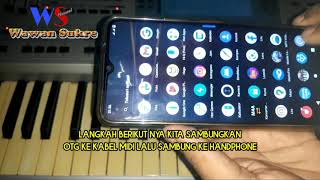 CARA MENYAMBUNGKAN APK ORG TO KEYBOARD KORG PA50 [upl. by Adniroc408]