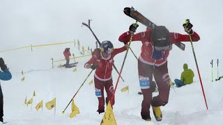 Mondiaux de skialpinisme  des Françaises en or [upl. by Ycrad]