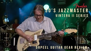 Drpeel Guitar Gear review are looking at the Fender 50s Jazzmaster Vintera II Series [upl. by Magdau]