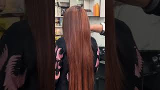 Hair colour copper brown ￼￼haircut haircare hairstyle curlyhair haircolour shorts [upl. by Llibyc]