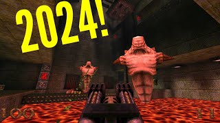 Best way to play Quake mods and maps in 2024 [upl. by Ardnuassac]