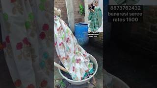 All over butta designs banarasi khadi saree varanasi khadi viralvideo [upl. by Eggett]