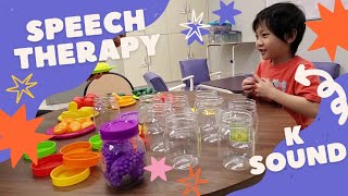 Speech Therapy for K Sound  1123mins [upl. by Fanni319]