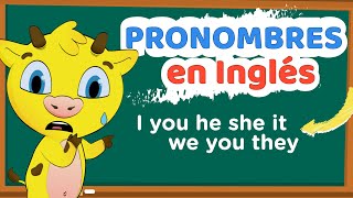 PRONOMBRES PERSONALES EN INGLÉS  APRENDER INGLÉS FÁCIL [upl. by Klapp]