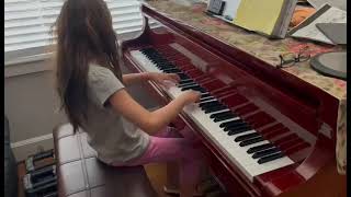 24 keys non stop 110bmp Natasha Lin 8yo [upl. by Phyllida]