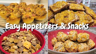 Easy Appetizers for Christmas or Anytime  StressFree Christmas Appetizers and Savory Snacks [upl. by Coryden]