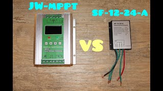 Jwmppt hibrid charge controller vs cheap controller for turbine 12v  24v battery windturbine [upl. by Prader980]