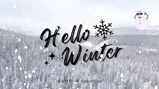 Winter Ahead  BTS V  Simple Tricks to Create Stunning Winter Art with Canva Today [upl. by Absa352]