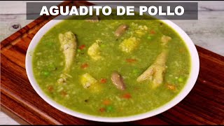 COMO PREPARAR AGUADITO DE POLLO CON MENUDENCIAS  COMIDA PERUANA  Receta de Sabroso [upl. by Boycie]