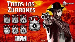 Red Dead Redemption 2  Todos los zurrones  All Satchels [upl. by Alegnad250]