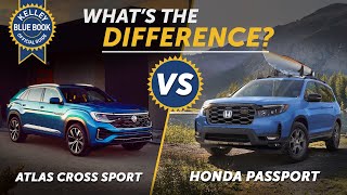 2024 VW Atlas Cross Sport vs 2024 Honda Passport  Whats The Difference [upl. by Ocisnarf451]