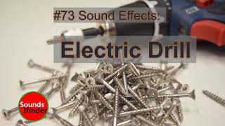 73 Electric drill SoundsHD Sound Effects  Electric DrillPower drill sound effect [upl. by Shaina425]