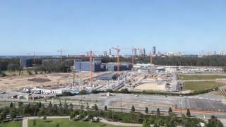 Commonwealth Games Village construction timelapse [upl. by Anuayek]