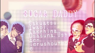 Haikyuu Texts Sugar Daddy Lyric prank SakuatsuIwaoiKagehina Osasuna Ushiten Terushoumore [upl. by Yaron]