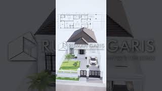 Denah Rumah Klasik Minimalis Modern 10x23 Meter rumahgaris housedesign [upl. by Abram]