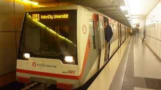 UBahn Hamburg U4  Jungfernstieg DT4 [upl. by Ilan]