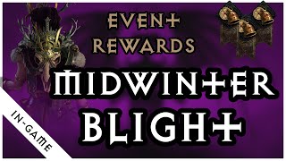 Midwinter Blight  Event Rewards  Diablo IV Cosmetics  InGame 4K  460 Midwinter Proof [upl. by Ybbil]