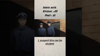 Death Note Episode 03 part1 Hindi dubbed deathnotehindi anime netflixanime japaneseanime [upl. by Namie]