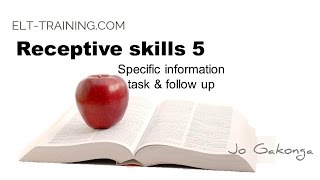 CELTA Teaching receptive skills 5 [upl. by Yelime]